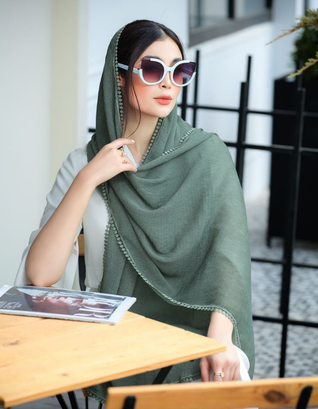 شال زنانه عدسی بهاره