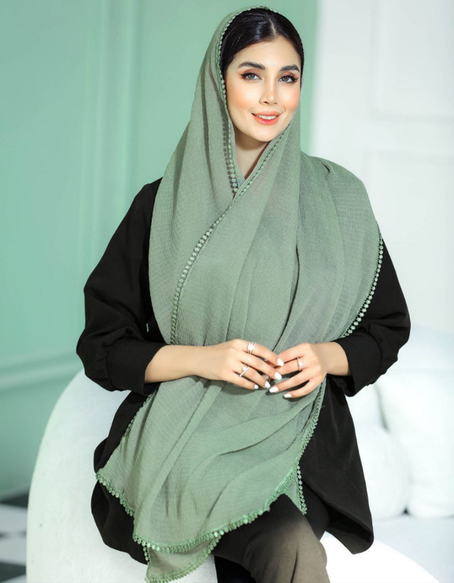 شال زنانه عدسی بهاره