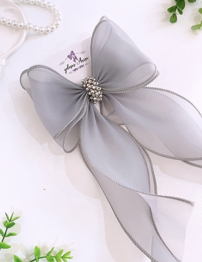 گیره مو پاپیونی روبانی